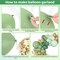 148pcs Sage Green Balloon Garland Arch Kit, Different Sizes 18 12 10 5 inch Sage Green Gold Latex Metallic Confetti Gold Balloons St. Patrick's First Communion Safari Baptism Decorations